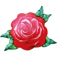 Воздушный шар фольгированный 32" &laquo;Акварельная роза&raquo;, фигура