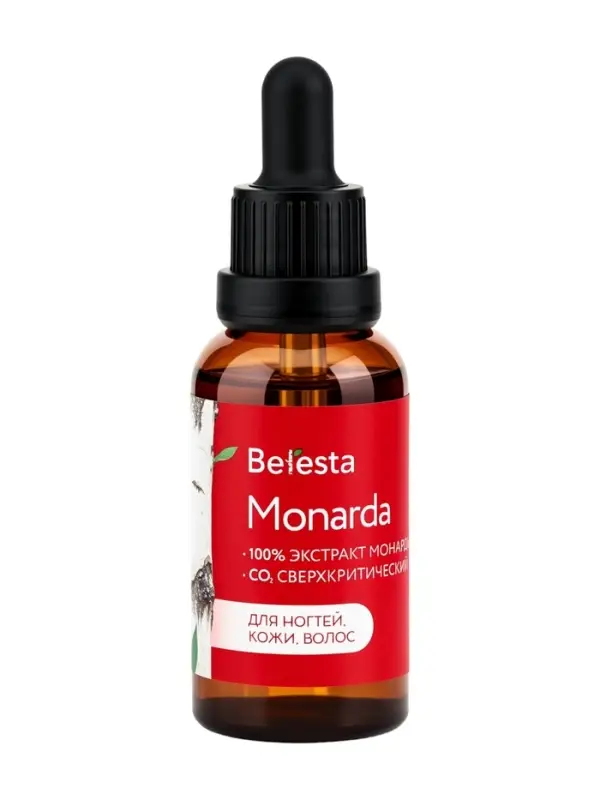 Экстракт монарды Beresta, для ногтей, кожи и волос, стекло, 30 мл