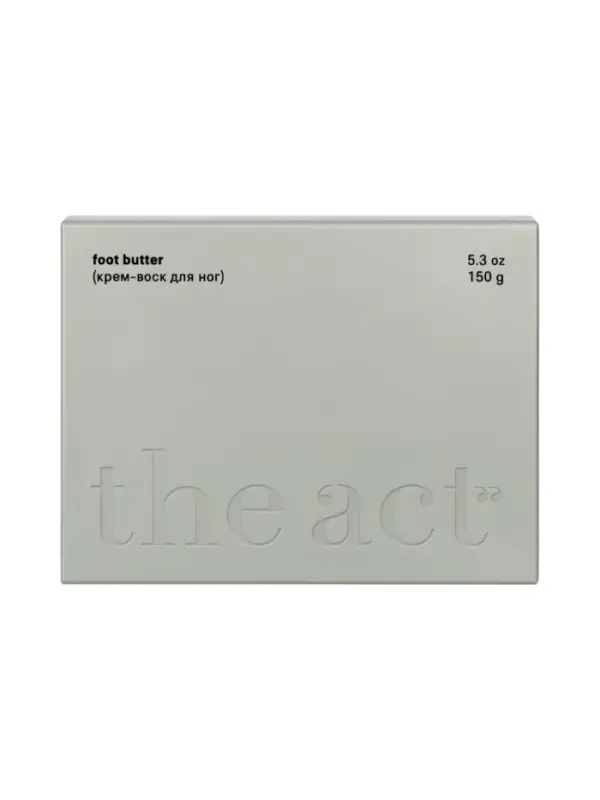 Крем-воск для ног от трещин The Act для сухой кожи, 150 мл