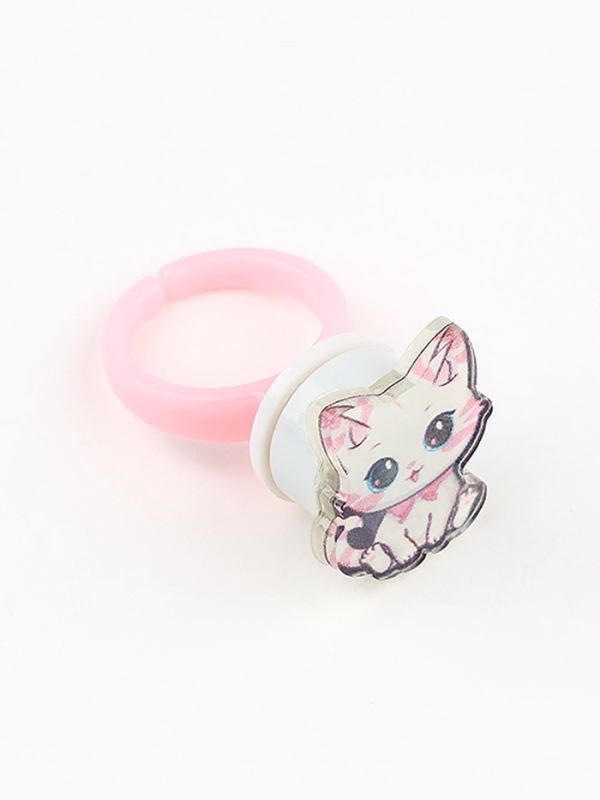 Кольцо крутящиеся детское   Кольцо крутящиеся детское  "Meow", котик