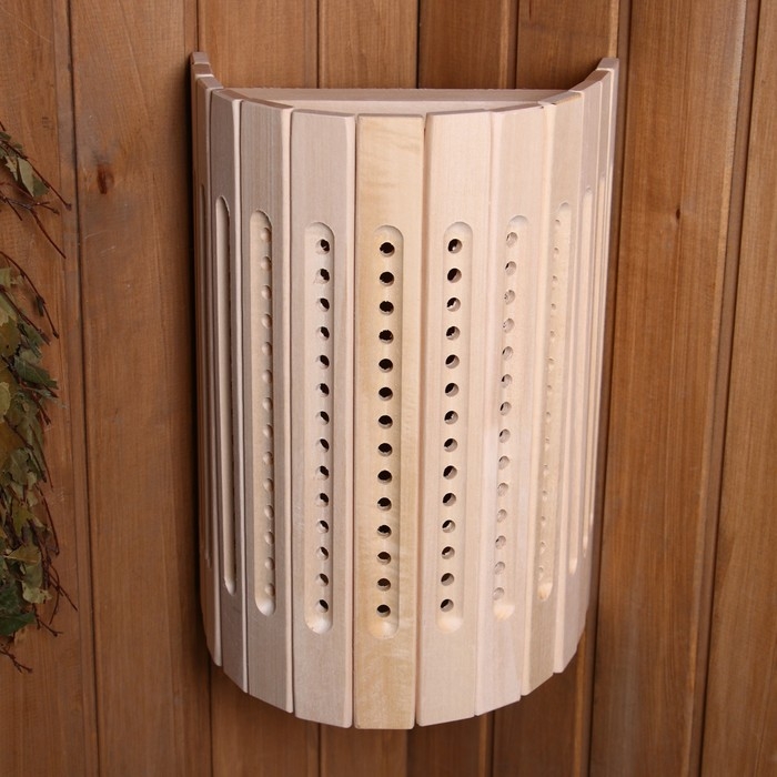 Абажур из липы, настенный прорезной Абажур из липы, настенный прорезной