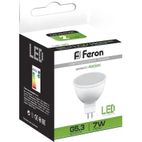 Лампа светодиодная Feron LB-26 MR16 G5.3 7W 175-265V 4000K (25236)