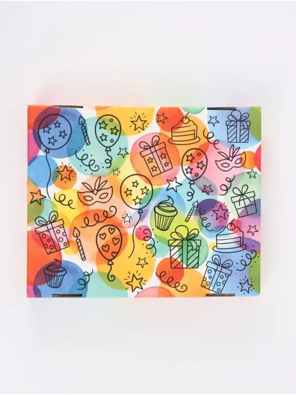 Коробка складная &laquo;День рождения&raquo;, 31 х 25,5 х 16 см