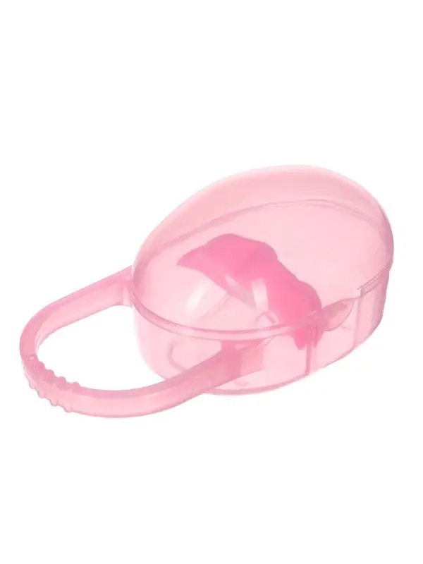 Соска-пустышка прикол силиконовая, от 0 мес., в контейнере, M&B