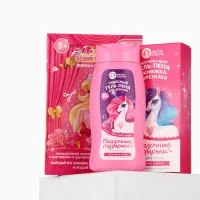 Подарочный набор детский &laquo;Сказочные пузырьки&raquo;, гель-пена 250 мл, книжка-вырезалка А5, Чистое счастье