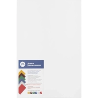 Доска разделочная 600х400х18 белая пластик (мки307)