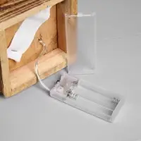 Фигура деревянная &laquo;Ёлочка&raquo;, 30&times;10&times;10 см, 35 LED, от батареек AAx2, свечение тёплое белое