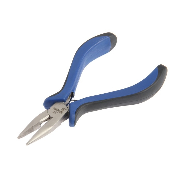 Длинногубцы ТУНДРА mini, никелированные, двухкомпонентные рукоятки, 125 мм Длинногубцы ТУНДРА mini, никелированные, двухкомпонентные рукоятки, 125 мм