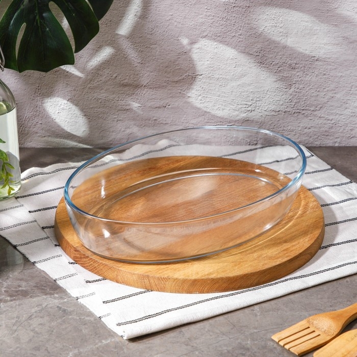 Набор форм для запекания и выпечки из жаропрочного стекла Доляна «Фуэго», 1,5/2,1/3 л, 3 шт Набор форм для запекания и выпечки из жаропрочного стекла Доляна «Фуэго», 1,5/2,1/3 л, 3 шт