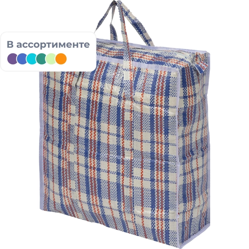 Сумка хозяйственная 35x40x15 Клетка микс 945-109
