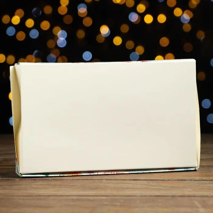 Коробка подарочная складная Коробка подарочная складная "Новогодняя почта", 20 х 12 х 4 см