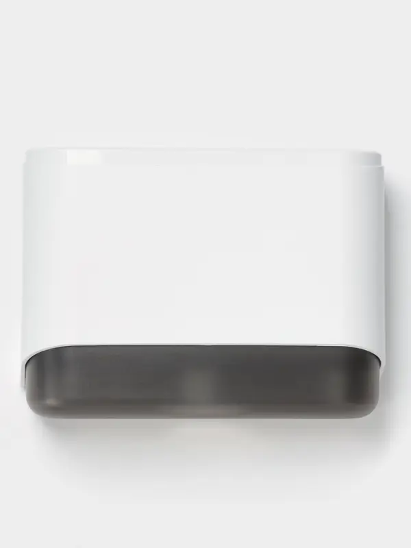 Диспенсер бумажных полотенец в листах, пластик белый