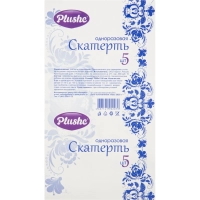 Скатерть Plushe Гжель ПВД 110х180см 5шт/уп