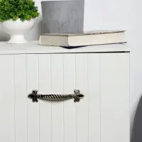 Ручка-скоба мебельная PC175AB, м/о 96 мм, цвет бронза