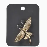 Брошь &laquo;Летучая рыба&raquo;, цвет золото