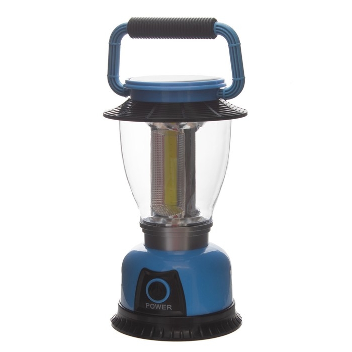 Светильник Светильник "Алдни" LED 12Вт USB от батареек 4хАА синий 12,5х12,5х21,5 см RISALUX