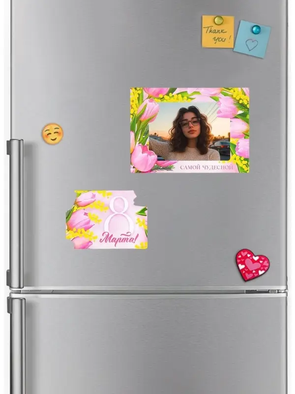 Магнит фоторамка «Самой чудесной. 8 Марта», 10×14 см
