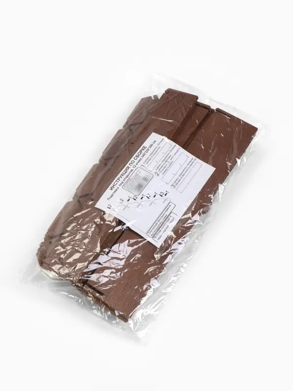 Подставка под открытки 12 ячеек, 34.5&times;23&times;25 см, толщина 3 мм, коричневый