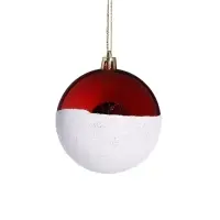 Ёлочные игрушки &laquo;Льдинки&raquo;, новогодние, набор 19 шт., красно-золотой