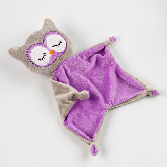 Набор подарочный: Комфортер 27 см + плед 71х125 см, «Сова» Набор подарочный: Комфортер 27 см + плед 71х125 см, «Сова»