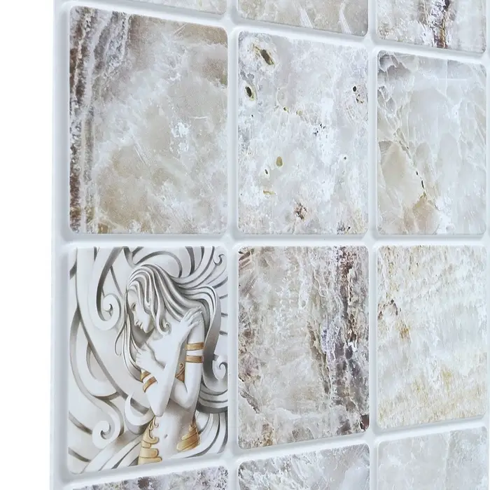 Стеновая панель ПВХ мозаика &laquo;Мрамор венецианский&raquo;, 955&times;480 мм