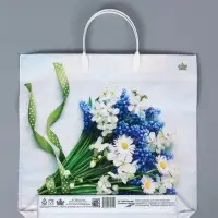 Пакет Лирический- пластиковая ручка  36 х 37 см 100 мкм