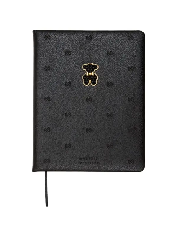 Дневник школьный 1-11 класс, deVENTE. Teddy, искусственная кожа, черный