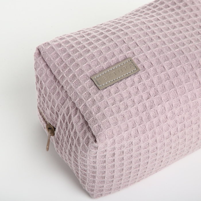 Косметичка на молнии TEXTURA, цвет розовый Косметичка на молнии TEXTURA, цвет розовый