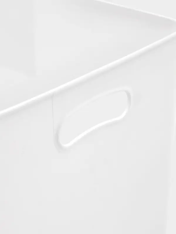 Контейнер для хранения с ручками "Натурэль" 36х25х24,5 см, цвет белый