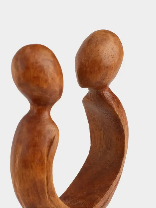 Абстракция &laquo;Любовь&raquo;, 12&times;3&times;20 см, дерево суар