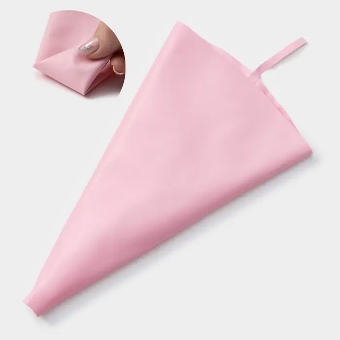Кондитерский мешок &laquo;Алирио&raquo;, 25.2&times;15.2 см, розовый