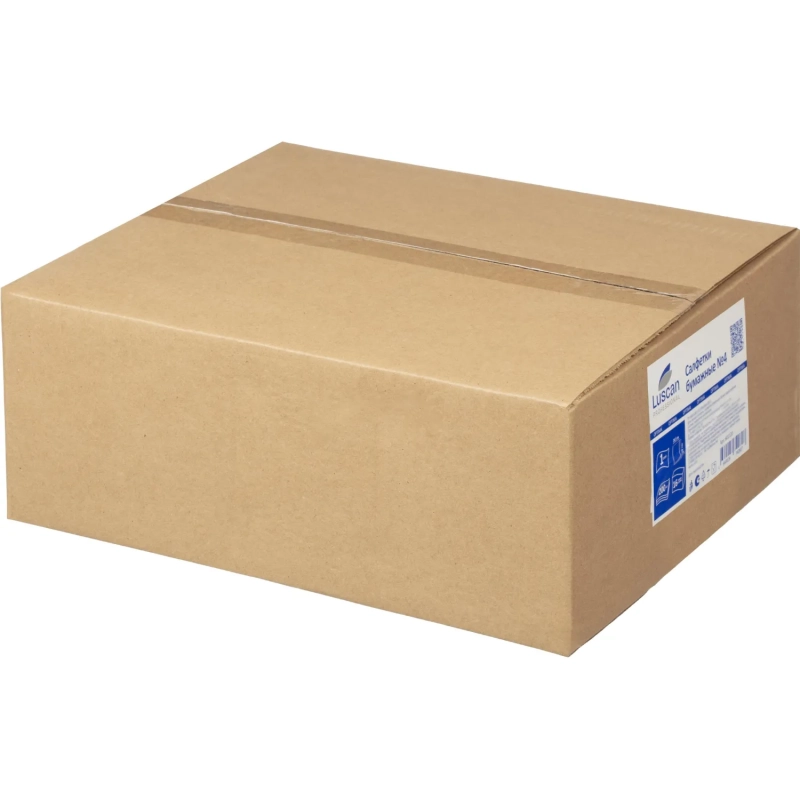 Салфетки бумажные Luscan Professional N4 1сл200л16 пач/уп