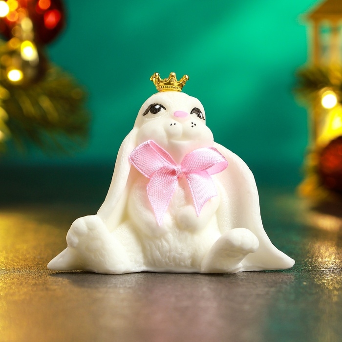 Фигурное мыло Фигурное мыло "Милый зайчик" белый, 95гр