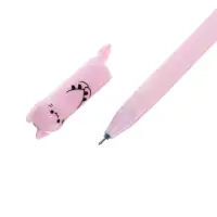 Стираемая ручка, гелевая, синий стержень, узел 0.35 мм, МИКС