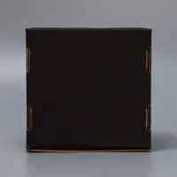 Коробка подарочная сборная с окном, упаковка, «Черный», 16 х 8 х 16 см Коробка подарочная сборная с окном, упаковка, «Черный», 16 х 8 х 16 см