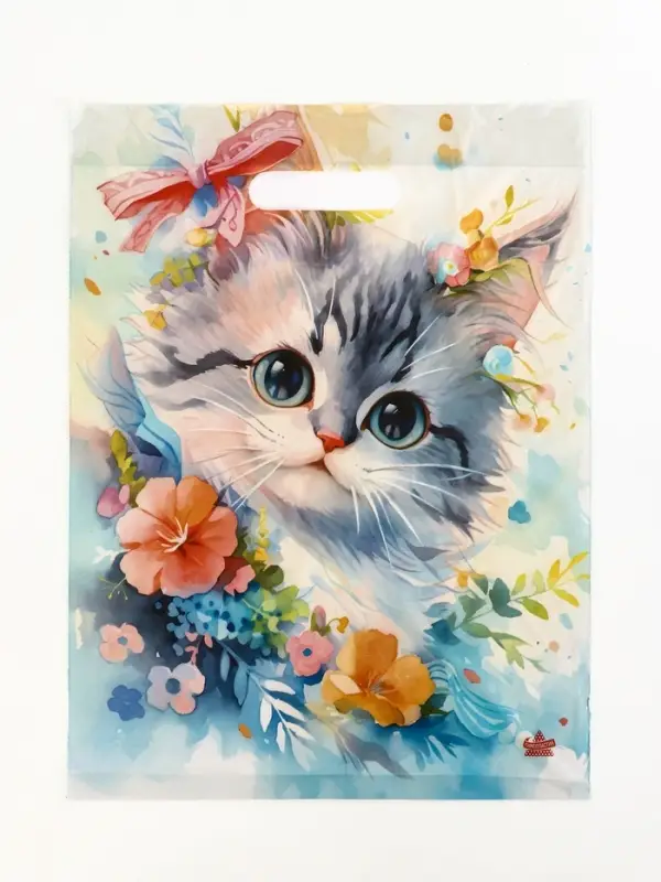 Пакет подарочный &laquo;Натюркот&raquo;, полиэтиленовый с вырубной ручкой, 40&times;31 см, 30 мкм