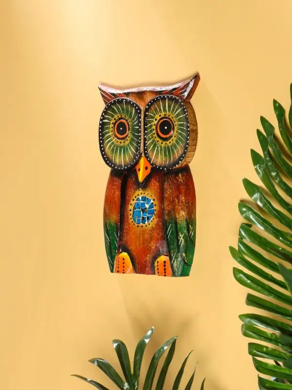 Настенное панно &laquo;Сова с узором&raquo;, 25&times;16&times;2 см, МИКС