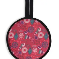 Ледянка мягкая Snow Cat, d=33 см, толщина 2 см, с ручкой, МИКС