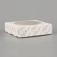 Коробка подарочная самосборная с окном Only for you, 11.5&times;11.5&times;3 см