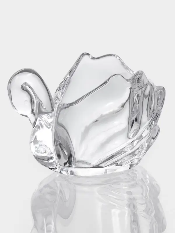 Икорница  Икорница "Лебедь" 12х7х8 см, прозрачная