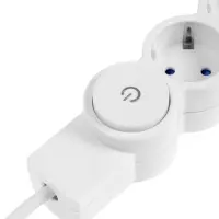 Удлинитель бытовой с выключателем В приДАЧУ, 3 гнезда, 3м, 10 А, 2200 вт, ПВС 3&times;0,75мм2, с заземлени