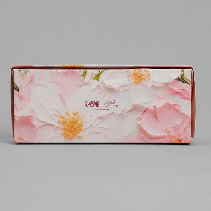 Кондитерская упаковка, коробка с ламинацией &laquo;Мазки&raquo;, 17 х 7 х 4 см