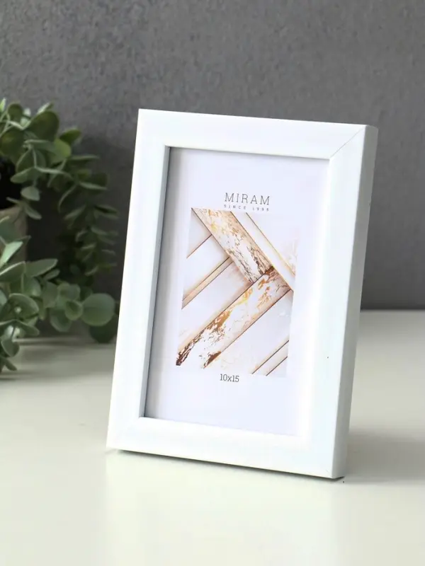 Фоторамка для фото 10&times;15 см &laquo;МИРАМ&raquo;, пластик, белый
