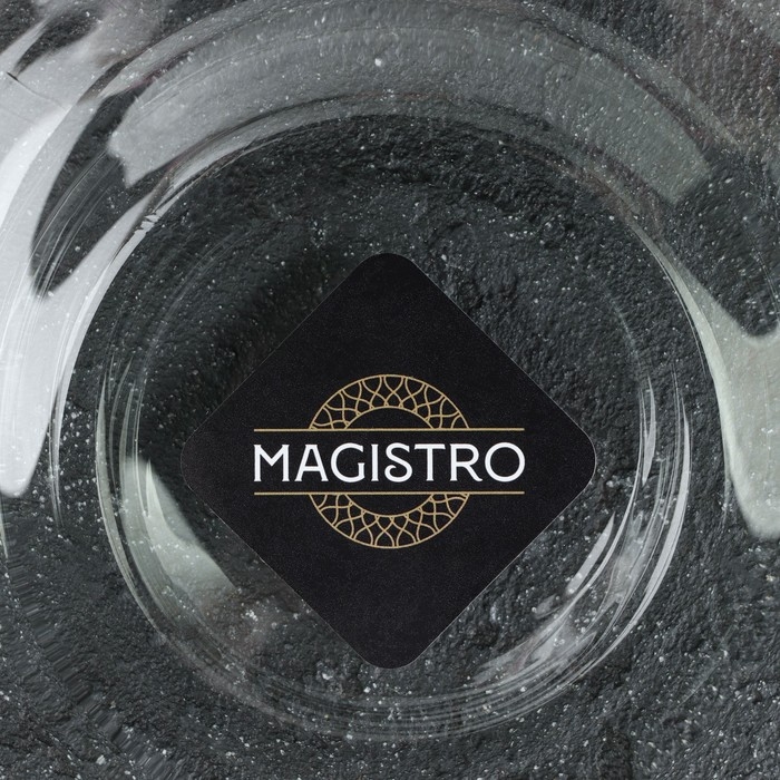 Конфетница Magistro «НЛО», 650 мл, 15,5×7 см, стекло, прозрачная Конфетница Magistro «НЛО», 650 мл, 15,5×7 см, стекло, прозрачная