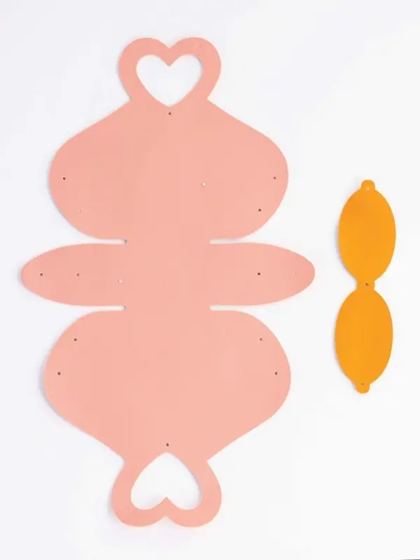 Кожаная подарочная сумочка для бижутерии и сувениров, розовая с бантом, 10.5&times;5&times;6 см