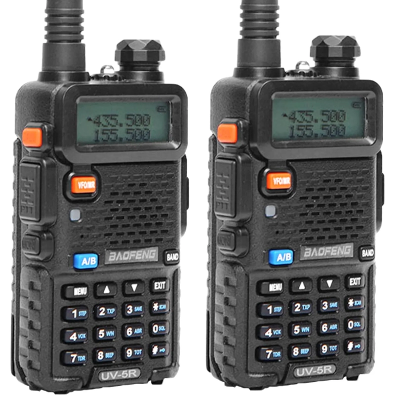 Рация Baofeng UV-5R L/M (1800 mah) 5 Вт (компл. из двух раций)