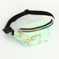 Сумка поясная детская на молнии &laquo;Выбражулька&raquo;, зелёная