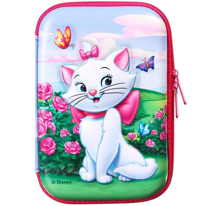 Пенал каркасный 2 секции, с эффектом 3D, 150х220х40 мм, Коты Аристократы Пенал каркасный 2 секции, с эффектом 3D, 150х220х40 мм, Коты Аристократы