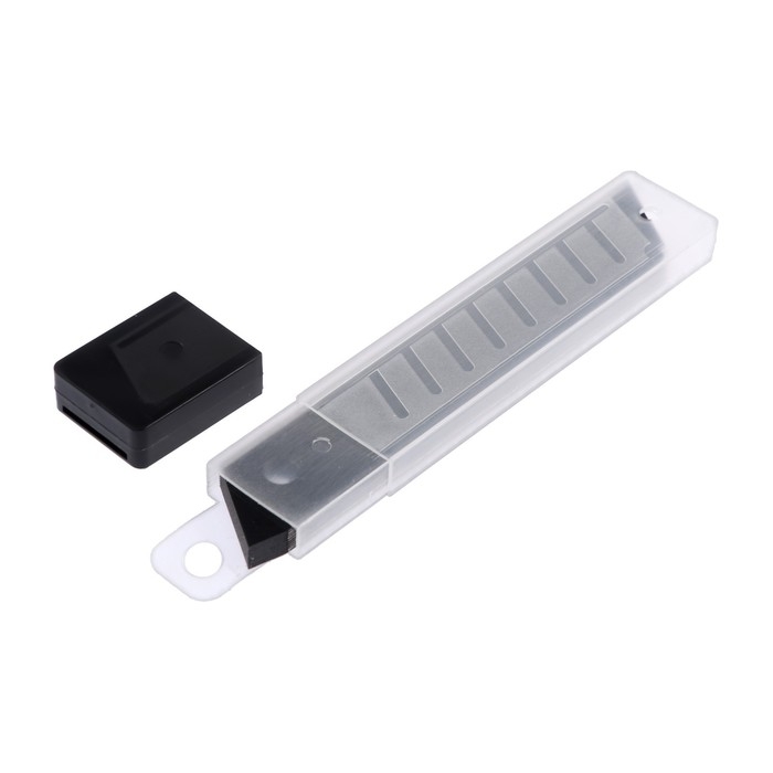 Лезвия для ножей ТУНДРА, сегментированные, сталь SK5, 18 мм, 10 шт.. Лезвия для ножей ТУНДРА, сегментированные, сталь SK5, 18 мм, 10 шт..