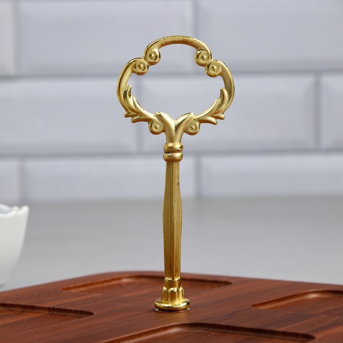 Менажница «Капель», 4 шт: 200 мл, деревянное основание, фарфор, Иран Менажница «Капель», 4 шт: 200 мл, деревянное основание, фарфор, Иран